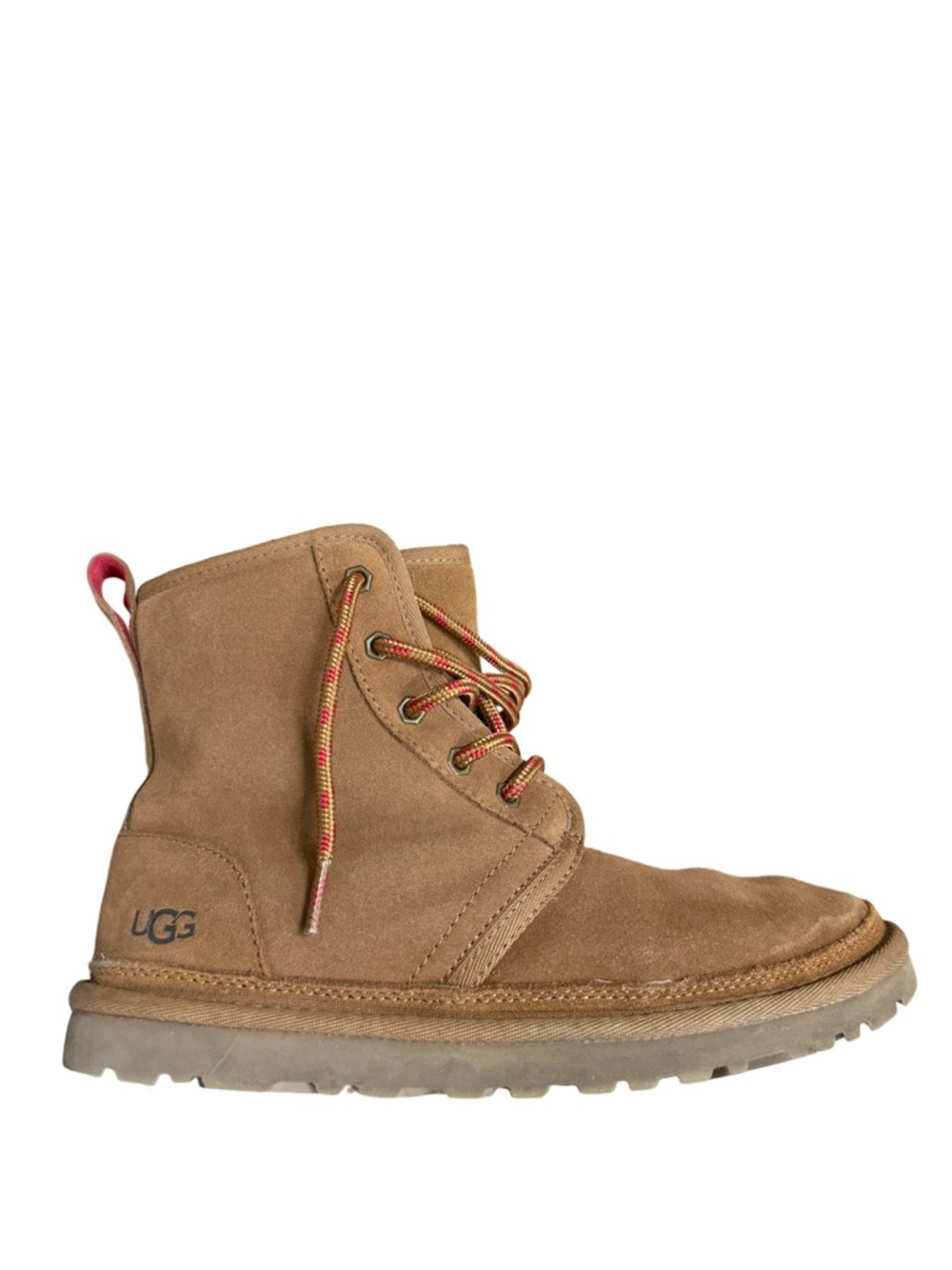 UGG Neumel Chukka Boots Chestnut Suede Size 8 - Picture 2 of 11
